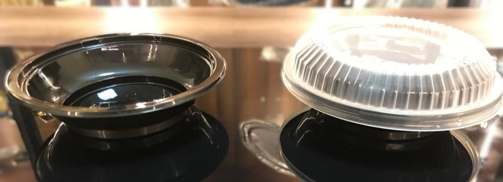 اطباق ارز بلبن 250مللى ميكرويف بالغطاء عبوة 50 قطعة