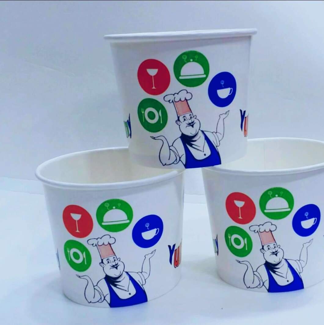 علب شوربه ورقية بالغطاء ( ٥٠ ) قطعه