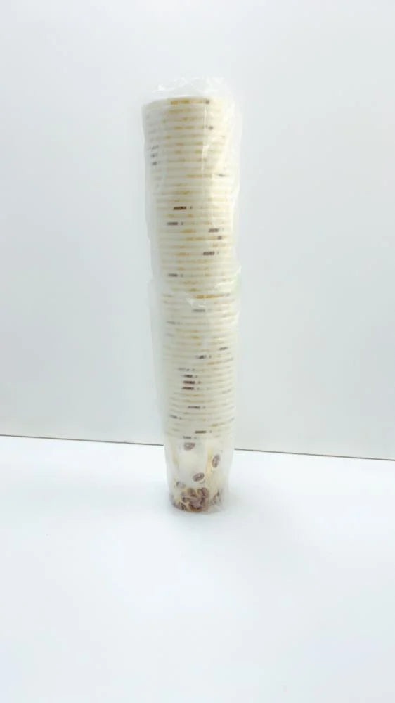 اكواب ورقية للمشروبات الساخنه مناسبة للشاى العبوة 50 كوب